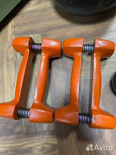 Гиря 16кг,гантели,эспандер