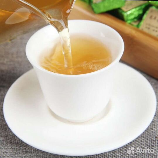 Чай Мэнхай Шен Пуэр 2003 г, китайский чай, зелёный