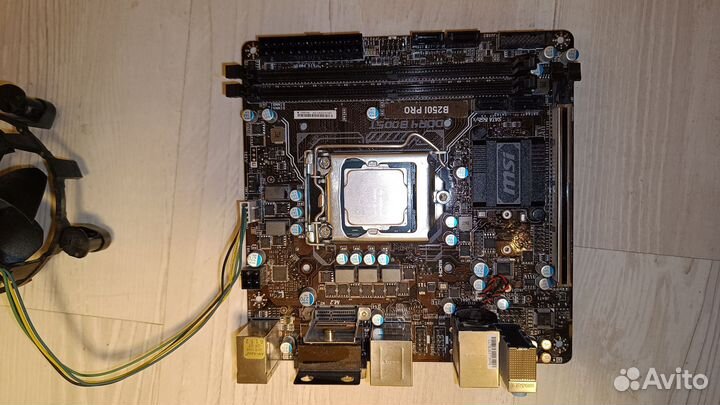 Материнская плата с процессором intel g4600