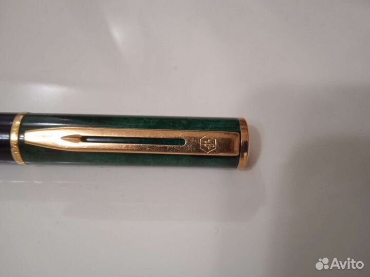 Перьевая ручка waterman золотое перо 23к