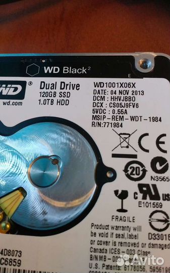 Гибридный (SSD+HDD) жесткий диск для ноутбука