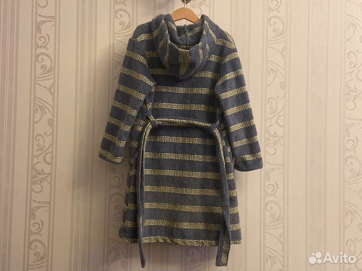 Детский махровый халат р 110-122(5-7лет)