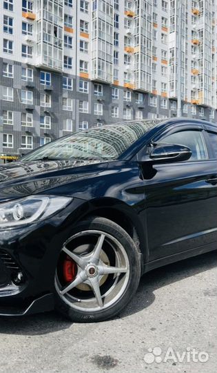 Накладка на зеркала Хендай Элантра 6 AD