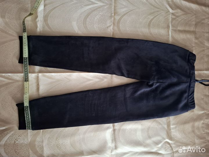 Спортивные штаны на флисе для девочки длина 85 см