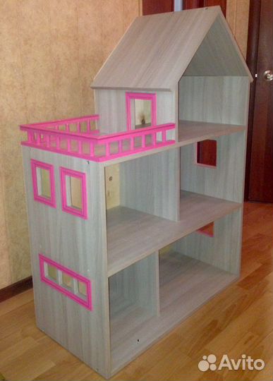 Домик кукольный для Барби с мебелью