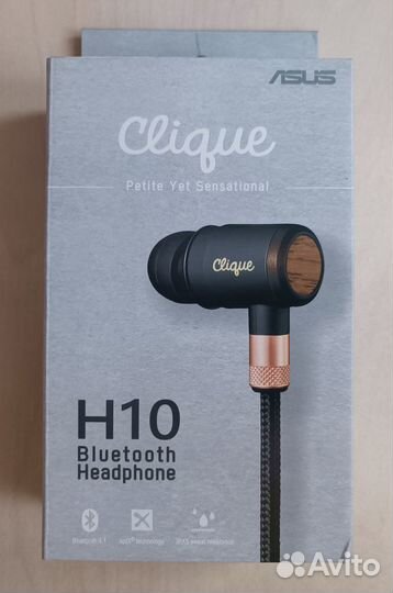 Беспроводные наушники asus Clique H10 (новые)