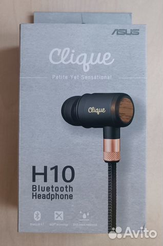 Беспроводные наушники asus Clique H10 (новые)