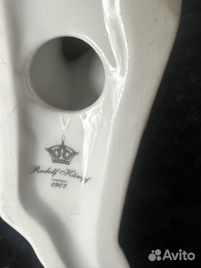 Чешский фарфор Статуэтка Змея