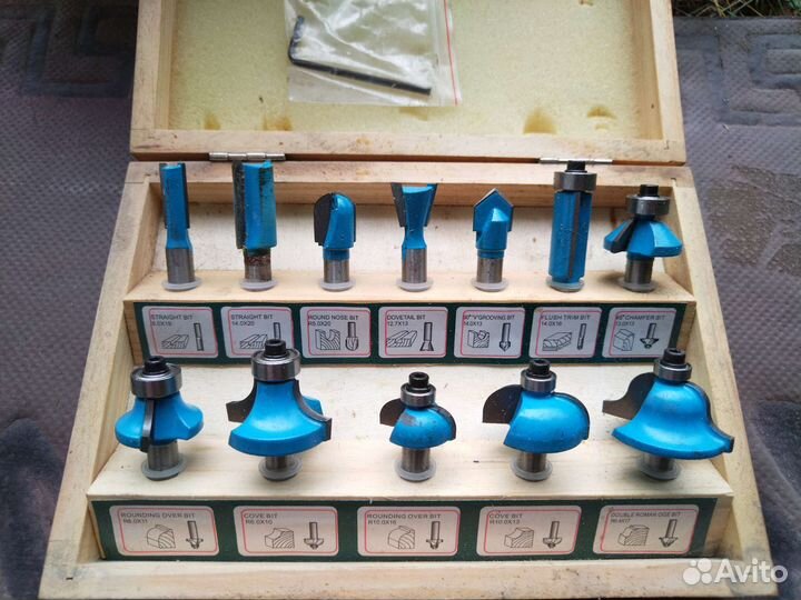 Набор фрез по дереву