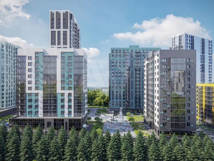 2-к. квартира, 49,7 м², 11/12 эт.