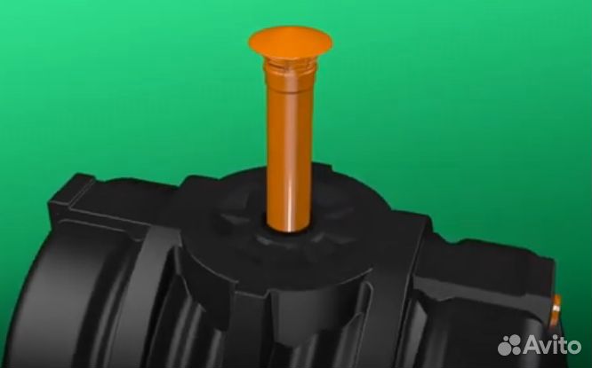 Емкость под канализацию Rostok G 3500 шахта