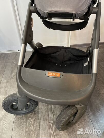 Коляска stokke trailz с прогулочным блоком