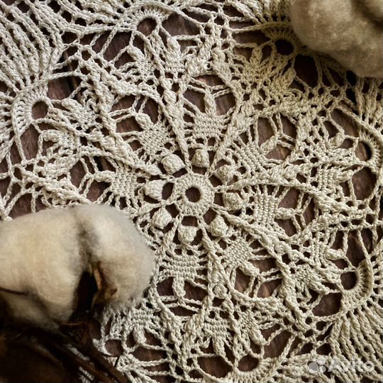 Салфетка вязаная крючком ручная работа