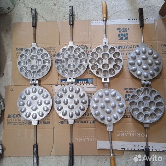 Формочка для печенья орешки 16 шт СССР