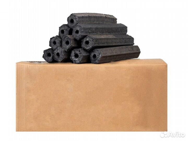 Древесный уголь,угольные брикеты в ящиках по 10 кг
