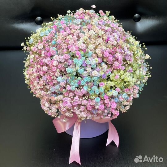 Гипсофила букет цветы доставка роз