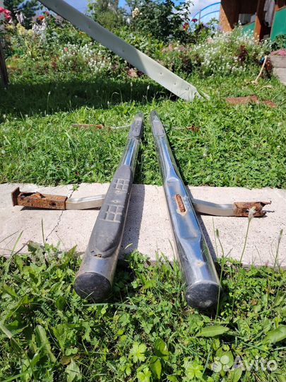 Пороги, автомобильные подножки Hyundai Santa Fe