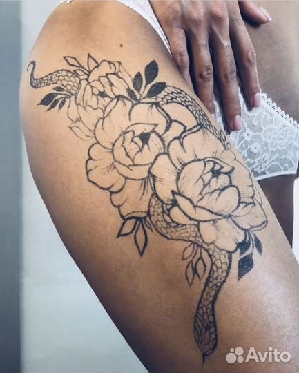 Временное тату