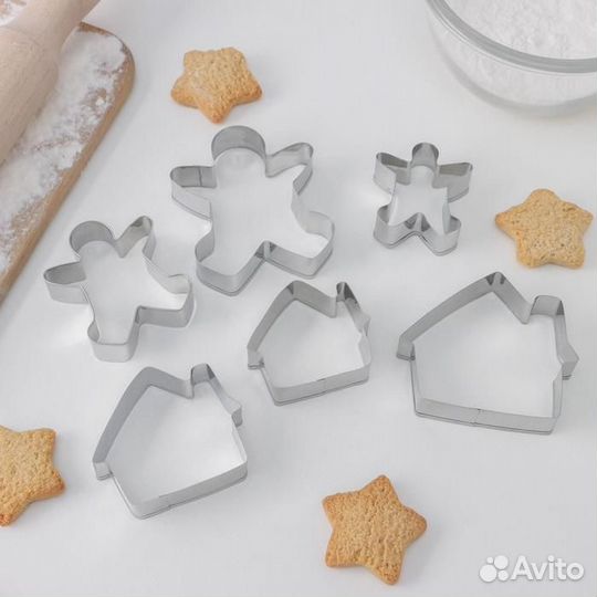 Набор форм для вырезания печенья Доляна «Человечек