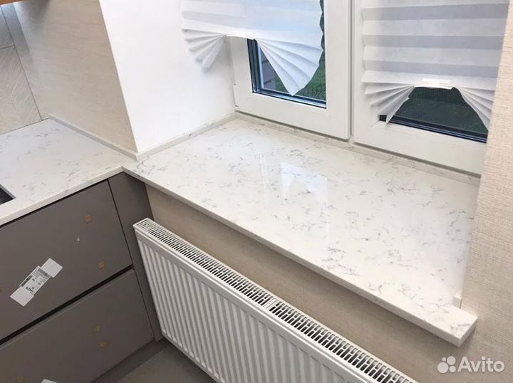 Подоконники из кварца викостоун