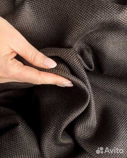 Шторы рогожка Орфей Шоколад