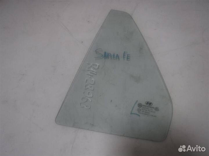 Стекло двери задней левой (форточка) Hyundai Sant