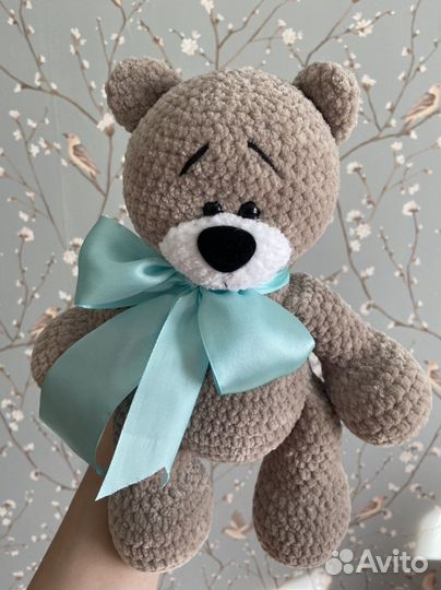 Вязаный «Мишка Тедди» ручной работы