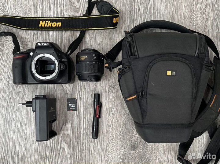 Зеркальный фотоаппарат nikon d5200 18-55