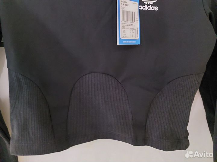 Лонгслив /укороченный топ Adidas originals, новый