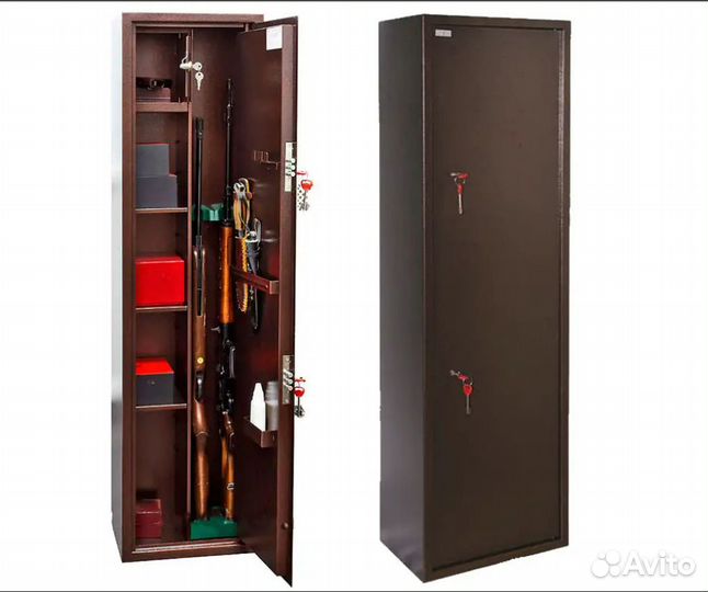 Сейф оружейный на 2 ствола длиной 139 см