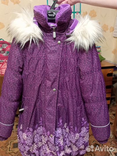 Пальто для девочки 140 зима