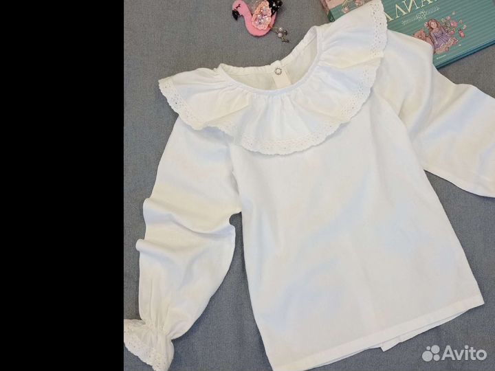 Блузка для девочки бу раз 92-98