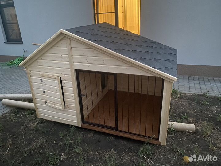 Будки для собак,вольеры