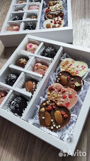 Шоколадные конфеты ручной работы на подарок