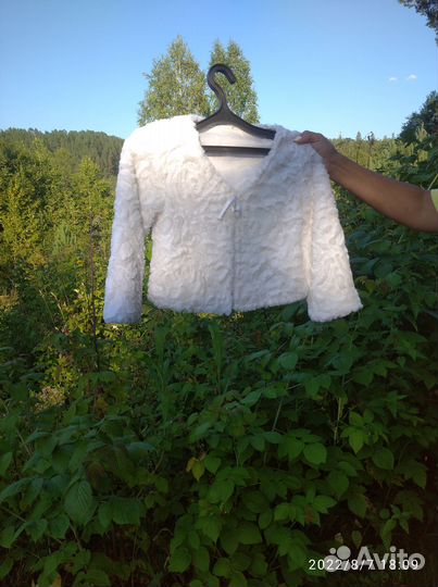 Накидка из искусственного меха возраст 5-6 лет