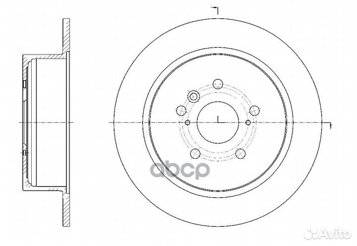 GR01826, gbrake, Диск тормозной GR01826 gbrake