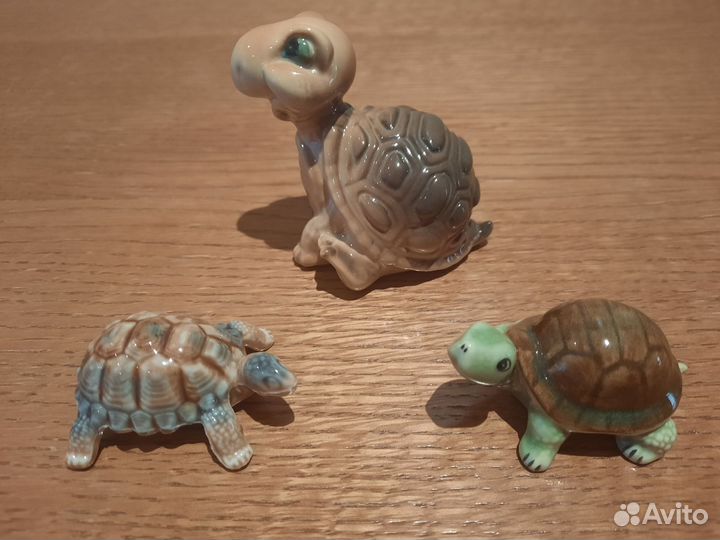 Черепашки фарфор Англия Wade,Тайланд,Сциталис. 3шт