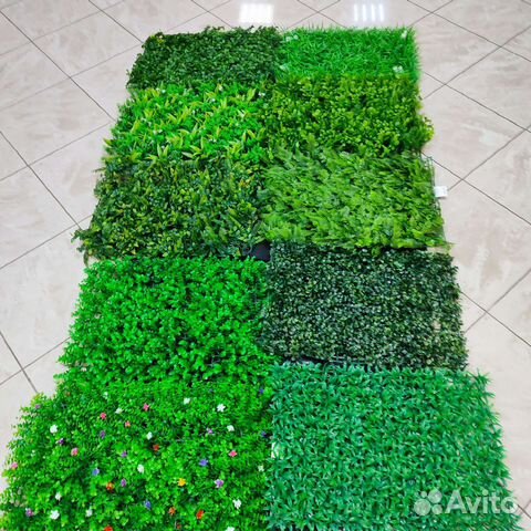 Искусственная трава фитостена для декора