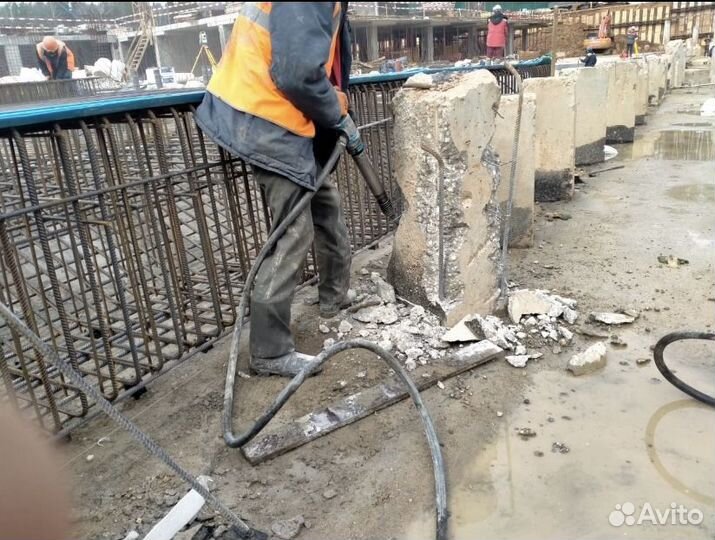 Аренда компрессора с отбойными молотками