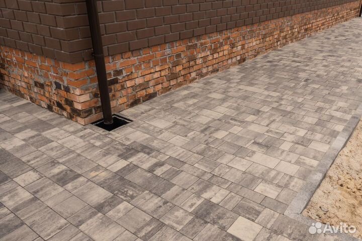 Брусчатка тротуарная плитка колор микс (color mix)
