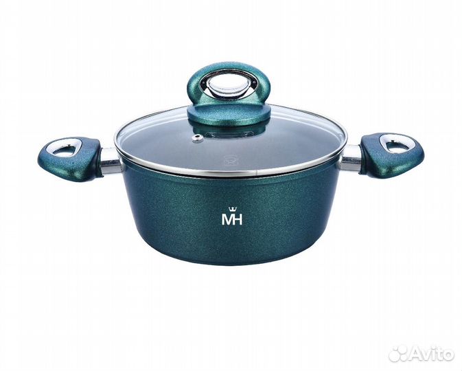 Кастрюля с крышкой «MercuryHaus» 4 л
