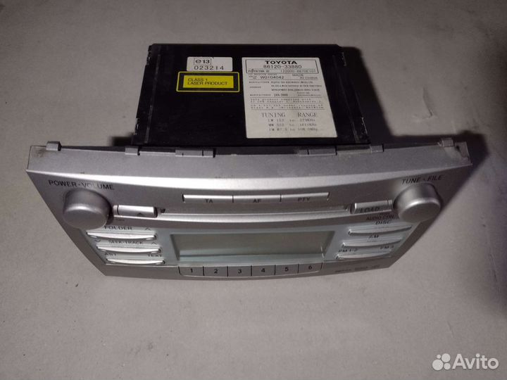 Штатная магнитола camry 40
