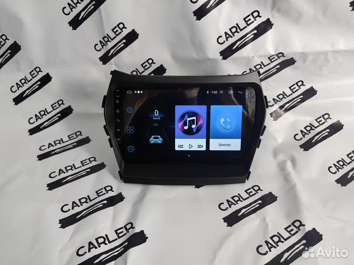 Магнитола андроид hyundai Santa Fe 2/32+камера