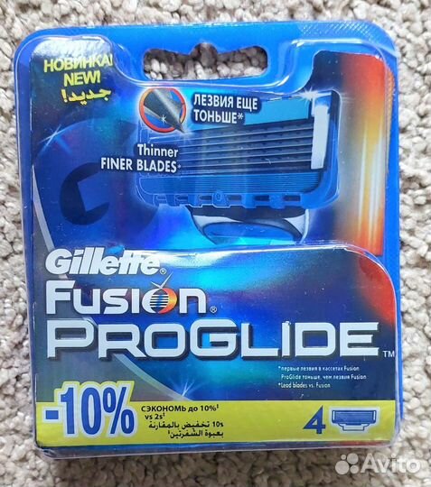 Сменные кассеты джилет Gillett fusion