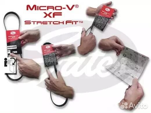 Поликлиновый ремень привода вспомогательных агрегатов micro-v stretchfit, gates 5pk692sf для а/м for