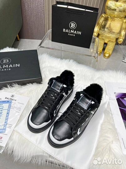 Кеды мужские зимние balmain