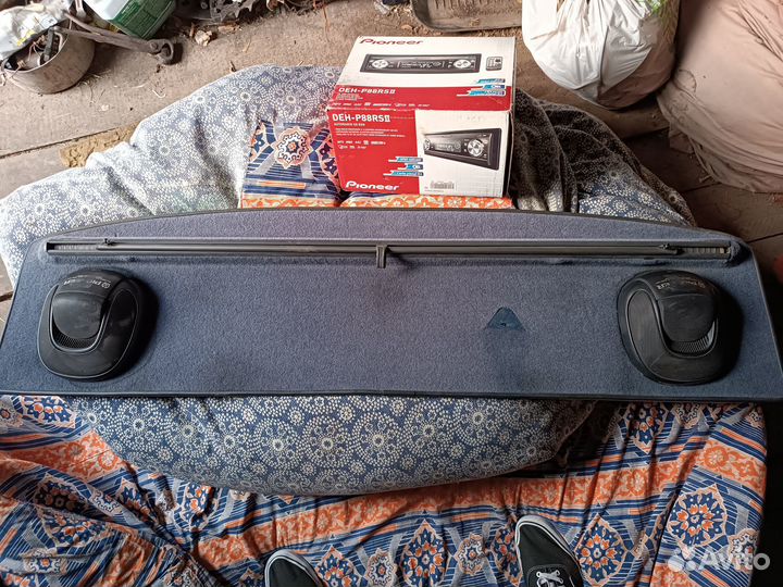 Задняя полка bmw e28 (шторка+динамики)