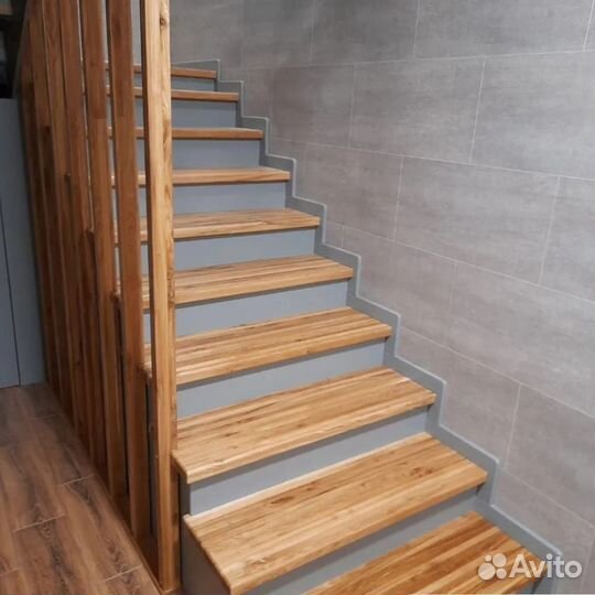 Обшивка лестницы