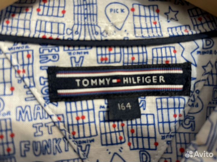 Tommy hilfiger рубашка для мальчиков 164 размера