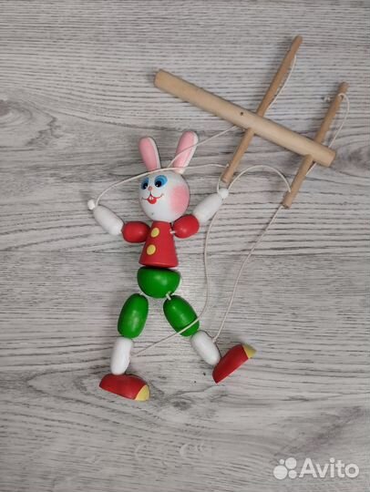 Заяц марионетка